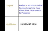2023/05/28 “La Pentecôte” – Zurich / Krefeld Broadcast French