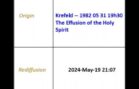 2024/05/19 1982-05-31 “The Effusion of the Holy Spirit” – Krefeld Broadcast English