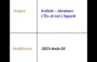 2025/08/20 1987-04-05 “Krefeld — Abraham L’Élu Et Lot L’Appelé” – Krefeld Broadcast Frenc