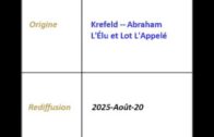 2025/08/20 1987-04-05 “Krefeld — Abraham L’Élu Et Lot L’Appelé” – Krefeld Broadcast Frenc